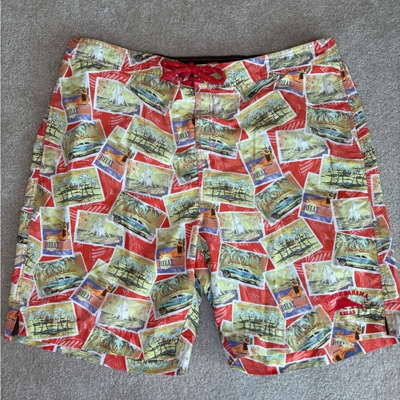 Tommy‎ Bahama Relax Road to Chillville Lined Board Shorts Swim Trunks Size XL - Picture 1 of 5